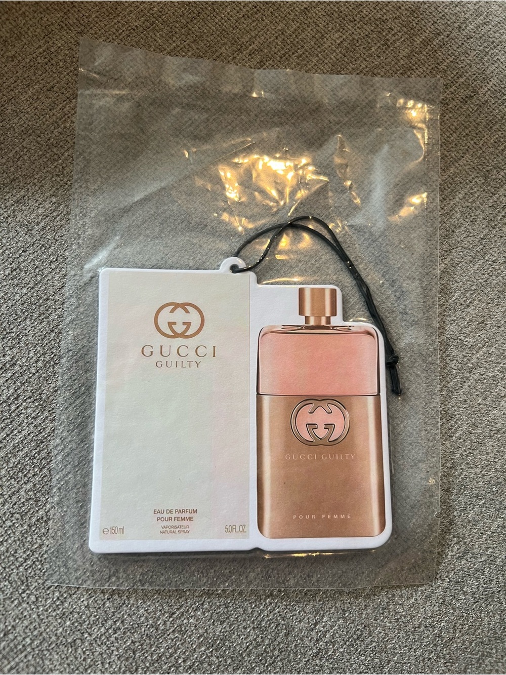 Gucci Guilty Fragrance Card Luxury Car Freshie | Hanging Air Freshner New